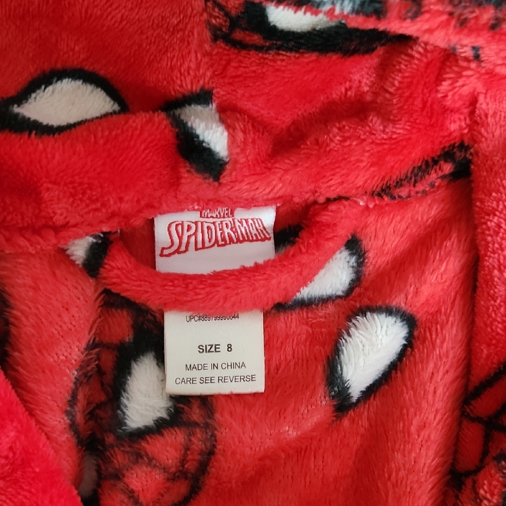 Marvel Red Spider-Man Fleece Robe - Picture 2 of 2